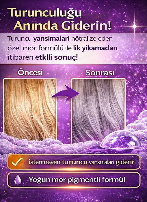 Prodan Professional Mor Şampuan Super Silver Blonde 500 ml