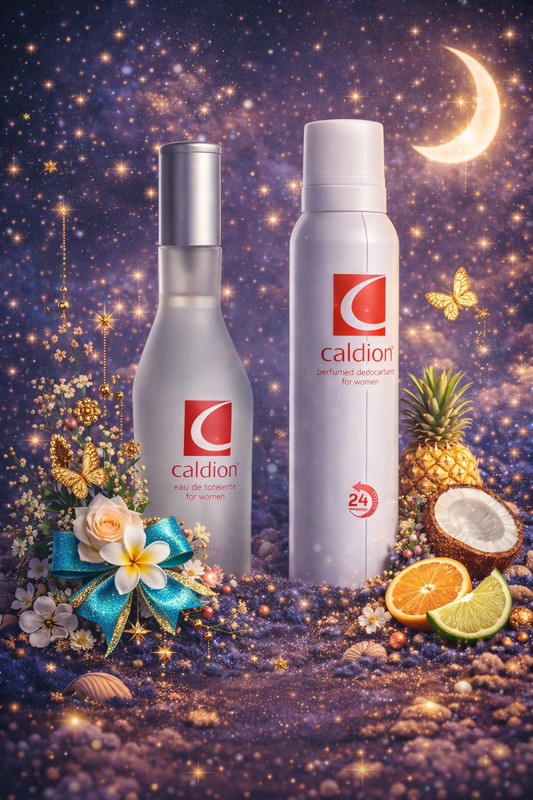 Caldion Kadın Parfüm & Deodorant Hediye Seti – Kalıcı Ferahlık ve Şık Tasarım