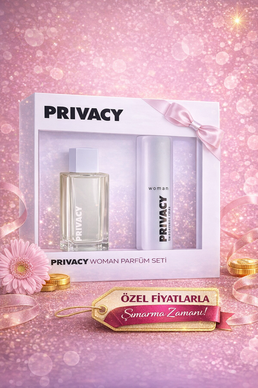 Privacy Woman Parfüm Seti – EDT & Deodorant | Kadınlara Özel Hediye Seti